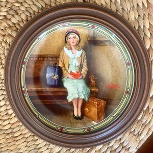 Norman Rockwell “Young Girls Dream” Decorative Plate